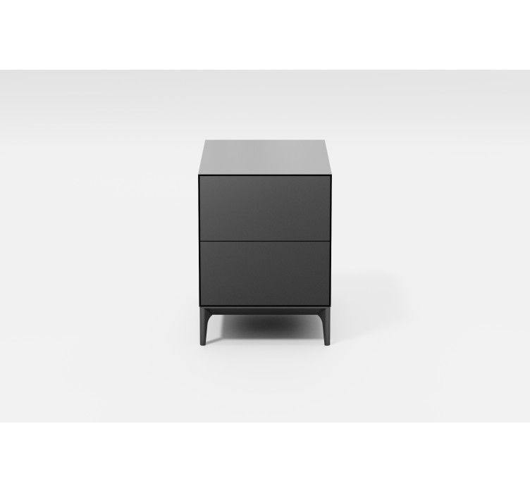 Пряма приліжкова тумба Alpha 1 Gray 3